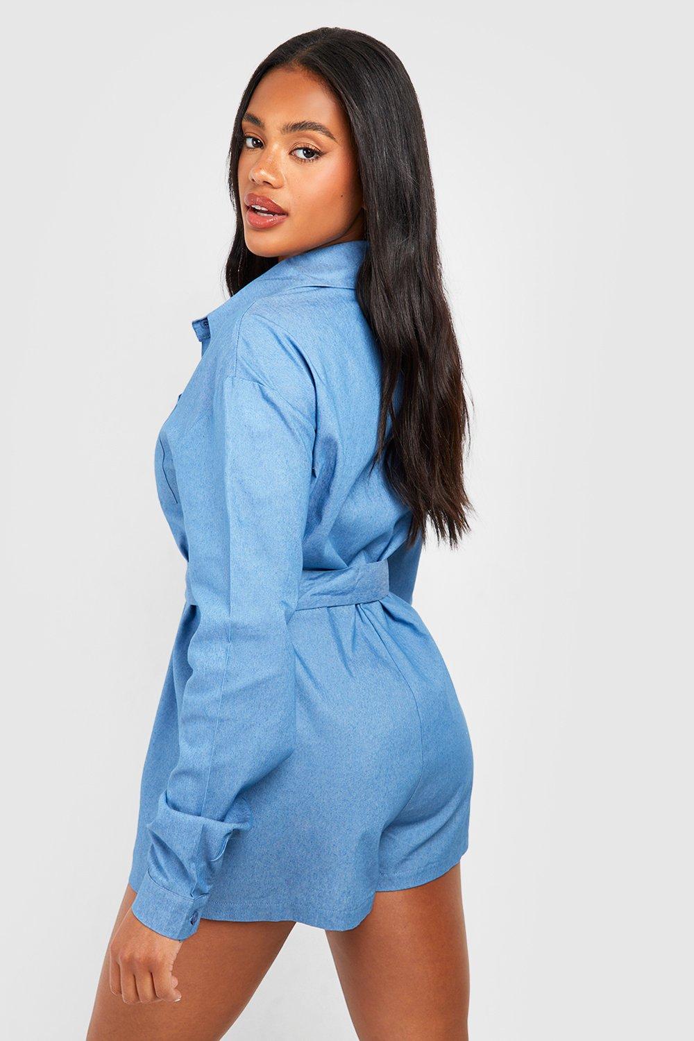 Next store blue playsuit